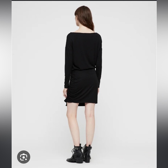 ALL SAINTS Tavi Ruched Drawstring Dress - New with Tag 🏷️ - Picture 2 of 13